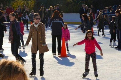 skating in central park Wollman Rink