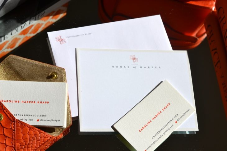 House of harper business cards