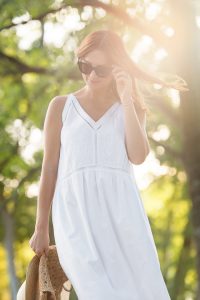 The perfect little white dress for summer.