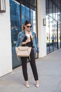 how to style a black jumpsuit for day
