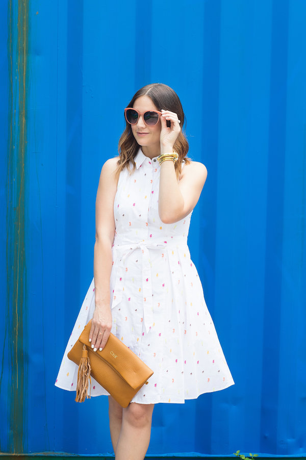 how to style a white dress for the summer