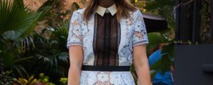 How to style the Self Portrait Flower Garden lace dress