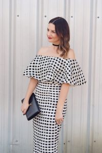 two ways to style an off shoulder dress