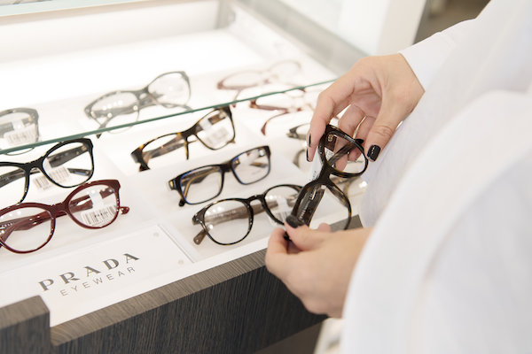Prada eyeglass selection from LensCrafters