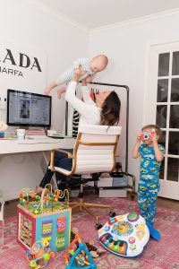 how to juggle being a full time mom and working from home