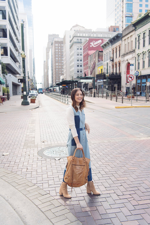 How to style a denim jumpsuit
