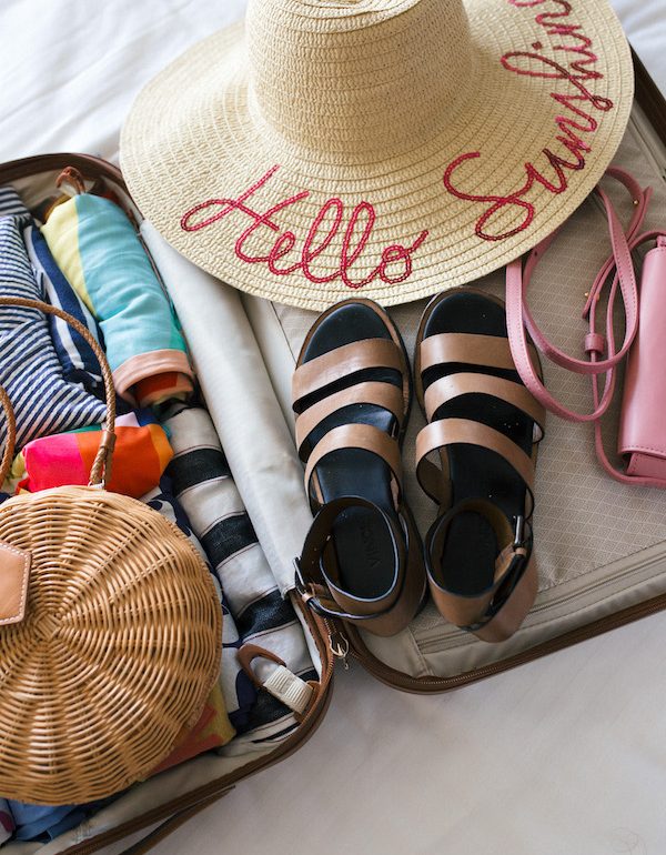 Caroline shares her packing tips and tricks for summer travel