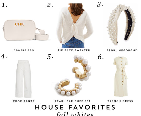 House Favorites: Fall Whites