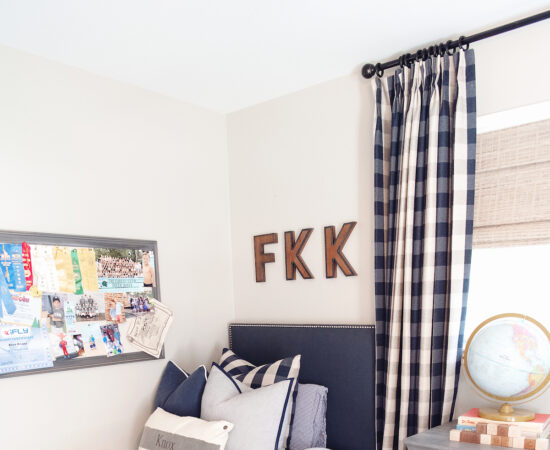 To a peek inside the home of Caroline of House of Harper. Caroline shares an update to her boys bedroom