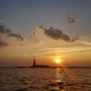 Sail Sunset NYC photo via @sailsunset