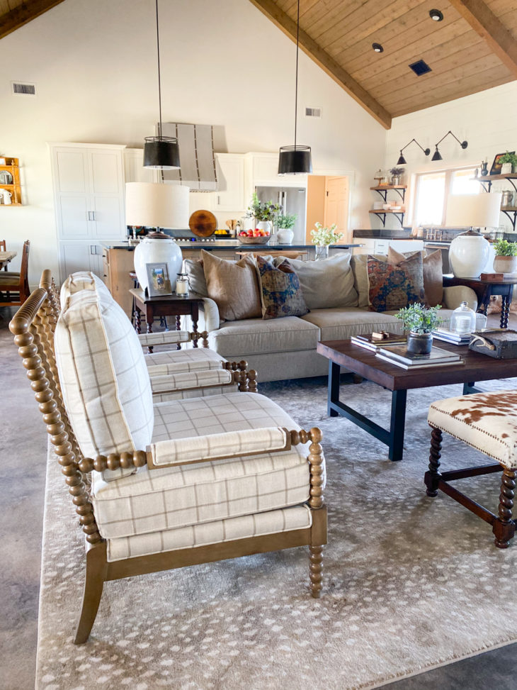 Harper Hill Country: Living Room with Bassett Furniture