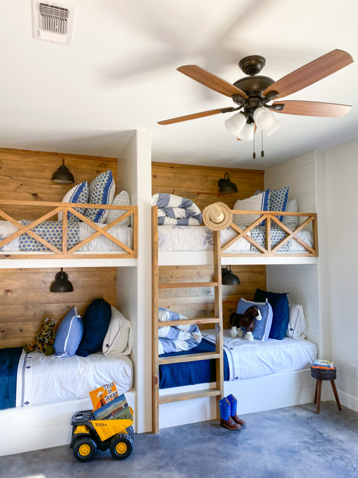 Kids Bunk Room in a Texas Hill Country Home