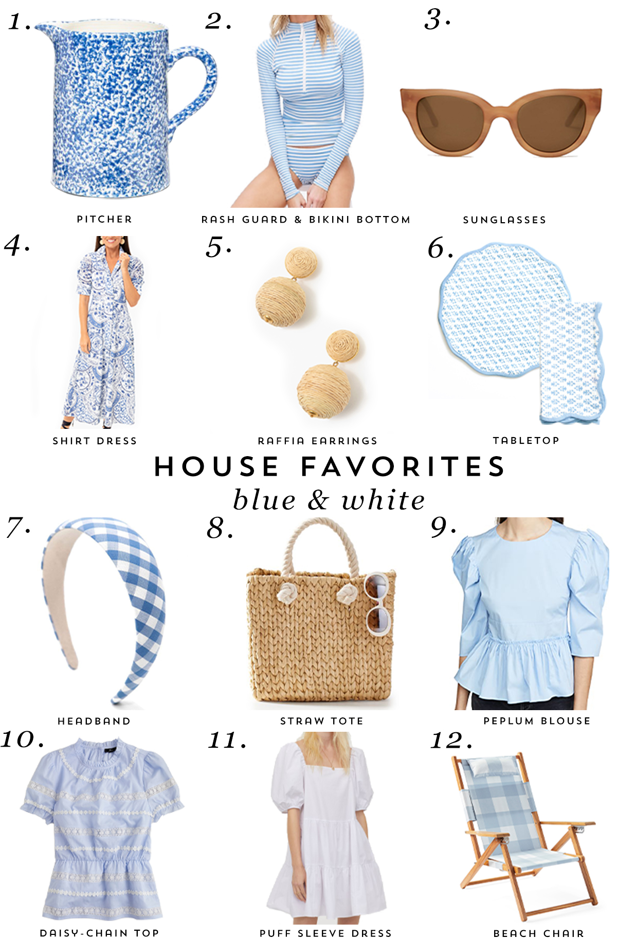 House of Harper House Favorites: Blue & White