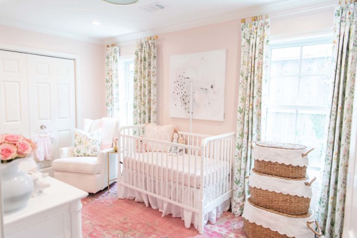 Sharing Millie's Nursery | Feminine and pink nursery design